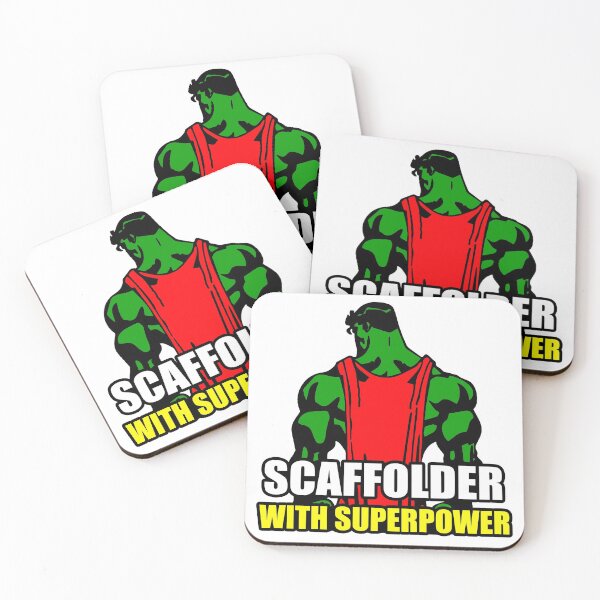 Item preview, Scaffolder with Superpower designed and sold by StickerApe.