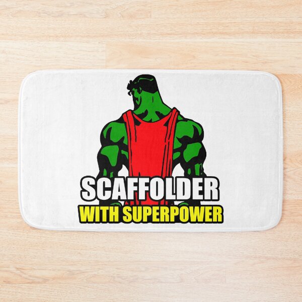 Item preview, Scaffolder with Superpower designed and sold by StickerApe.