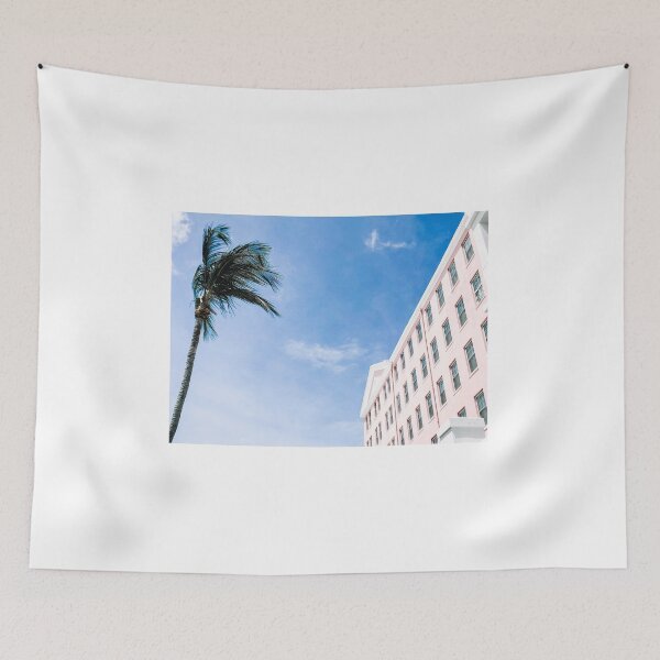 Item preview, Palm Tree and Pink Building designed and sold by Ren Schimmer.