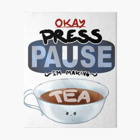 Ragequit Tea Break Art Board Print