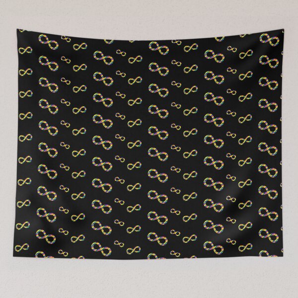 Item preview, Neurodiversity Infinity [Black Background] designed and sold by hamsters.