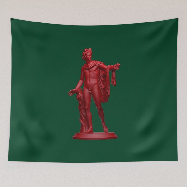 Item preview, Apollo Belvedere - LOARTZ Sculpture - Red designed and sold by URBANCRAFTee.