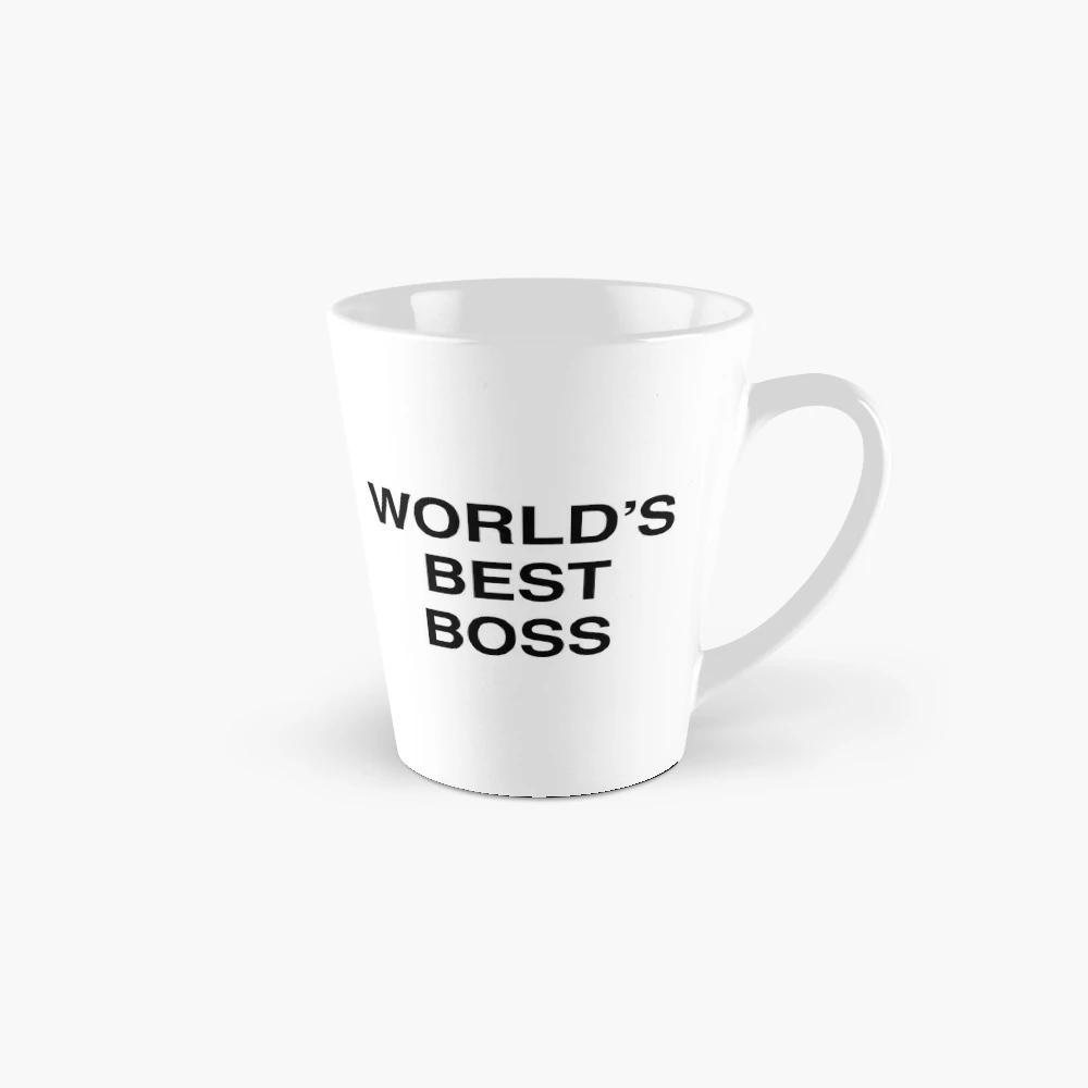 The Office World's Best Boss 11 oz Gold Metallic Mug