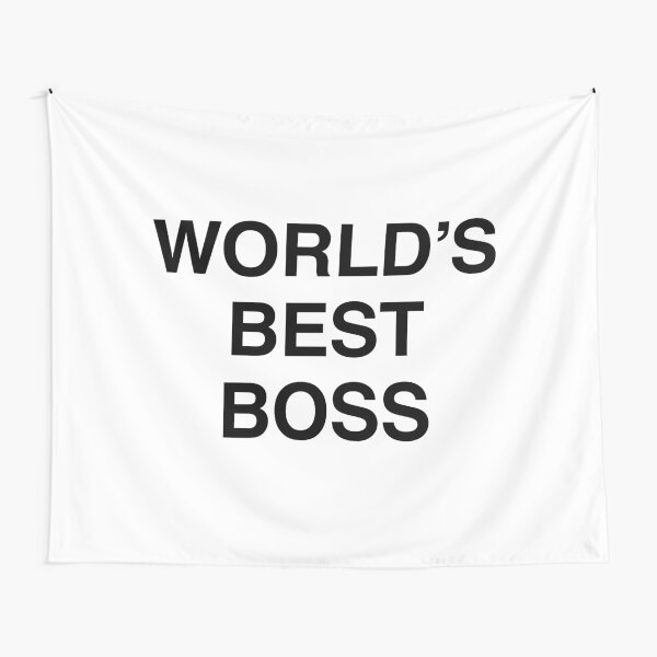 Michael Scott's World's Best Boss Mug Tapestry