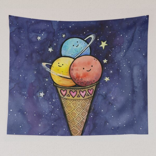 Item preview, Ice Cream Cone in Space designed and sold by Olga Shvartsur.