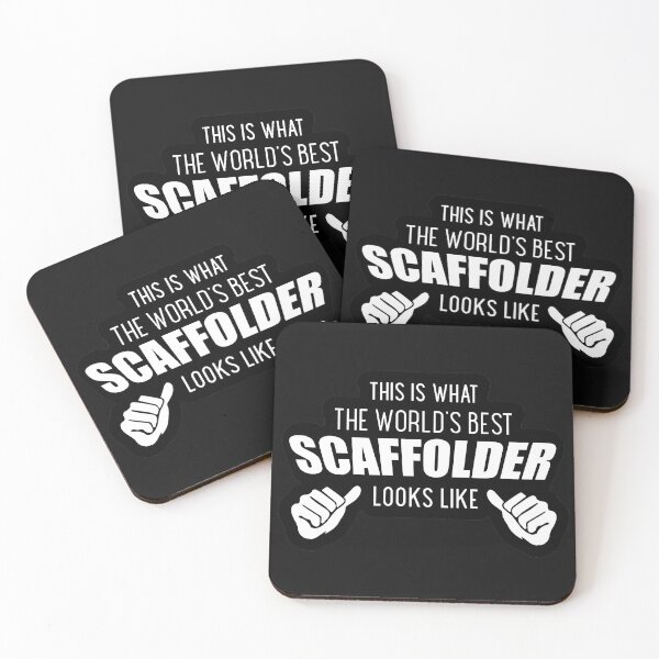 Item preview, World Best Scaffolder; designed and sold by StickerApe.