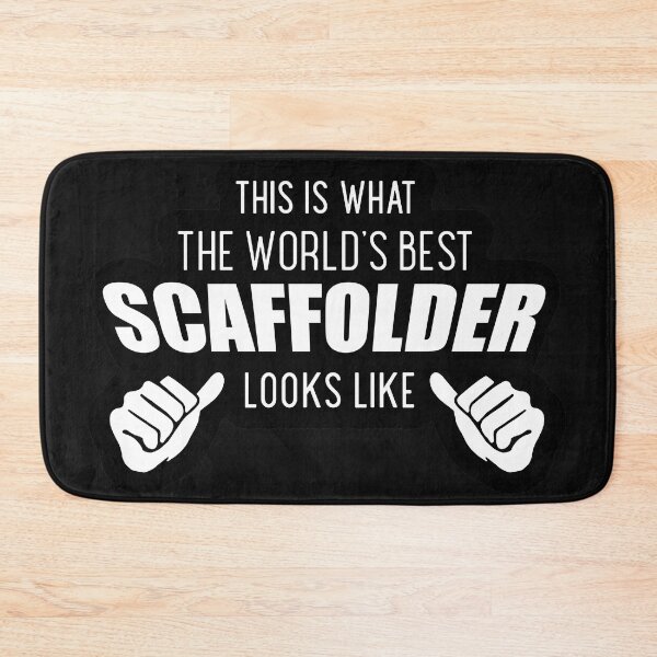 Item preview, World Best Scaffolder; designed and sold by StickerApe.