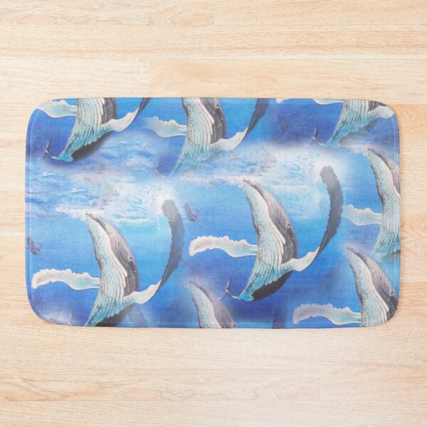Item preview, Playful Whales in the Blue Sea designed and sold by WatersEdgeGal.