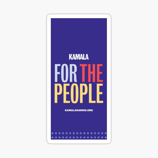 Kamala Harris For the People! Sticker