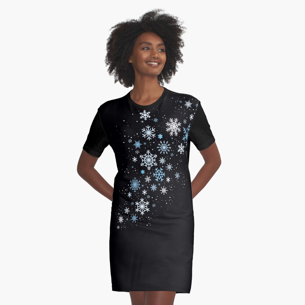 Winter breeze Graphic T-Shirt Dress
