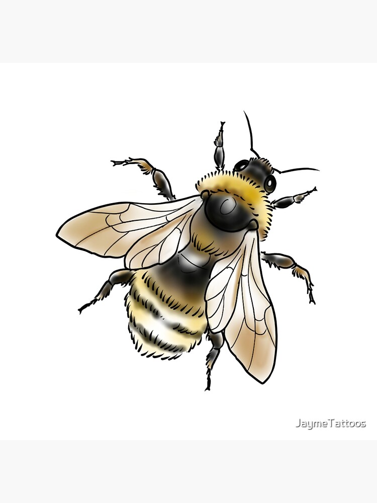 FUZZY BEE by JaymeTattoos