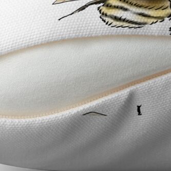 Alternate view of FUZZY BEE Floor Pillow