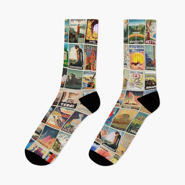 Item preview, Italy Travel Posters designed and sold by Montage-Madness.