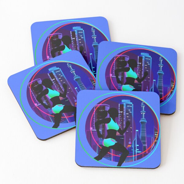 Item preview, Run Neon Girl - Cardio Training Gift for Marathon Runners designed and sold by IslandLakeTree.