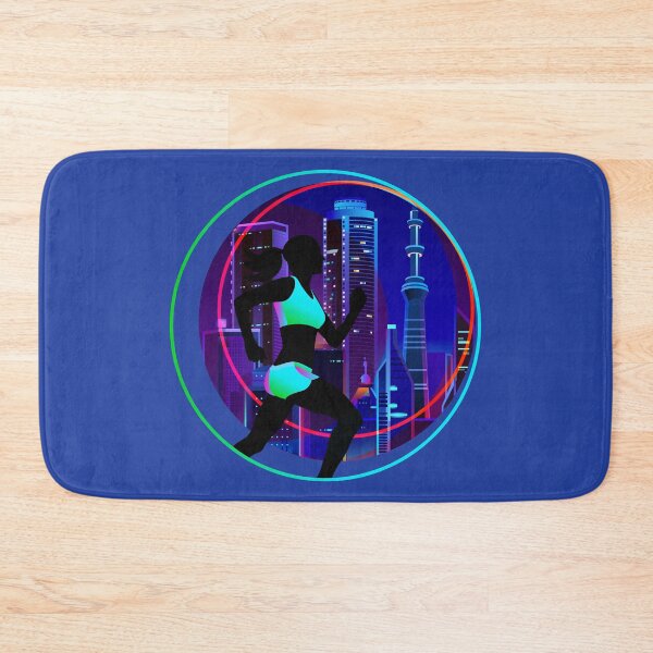 Item preview, Run Neon Girl - Cardio Training Gift for Marathon Runners designed and sold by IslandLakeTree.