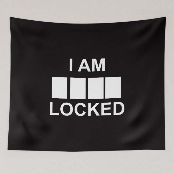 Item preview, I am ---- locked designed and sold by DafyddEm.
