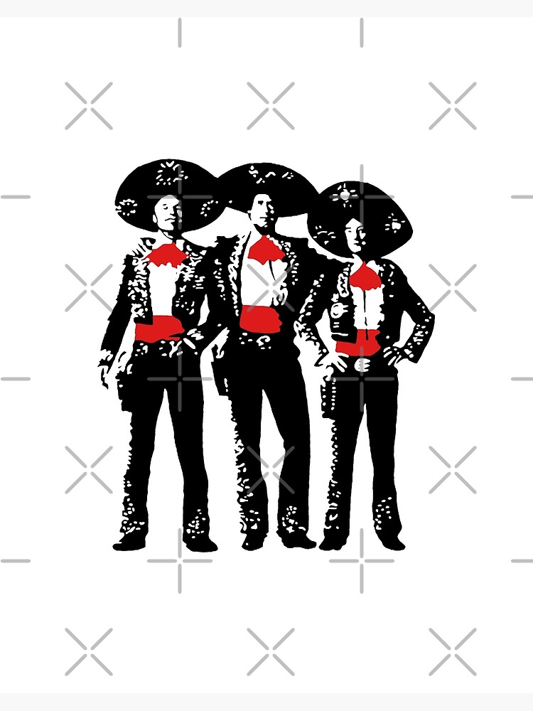 Three Amigos Art Board Print for Sale by American Artist