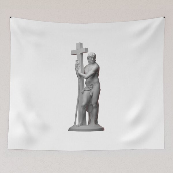 Item preview, Risen Christ by Michelangelo - LOARTZ Sculpture - Black and White designed and sold by URBANCRAFTee.