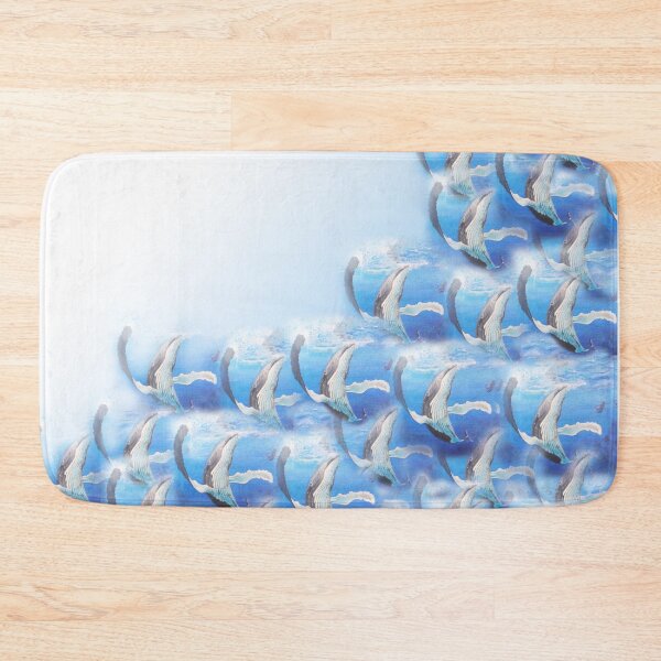Item preview, Let There Be Many Playful Whales in the Blue Sea designed and sold by WatersEdgeGal.
