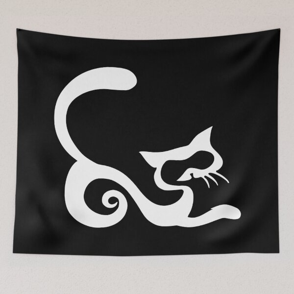 Item preview, lying cat designed and sold by TShirtsByMs.