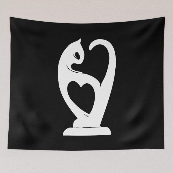 Item preview, cat cup heart designed and sold by TShirtsByMs.