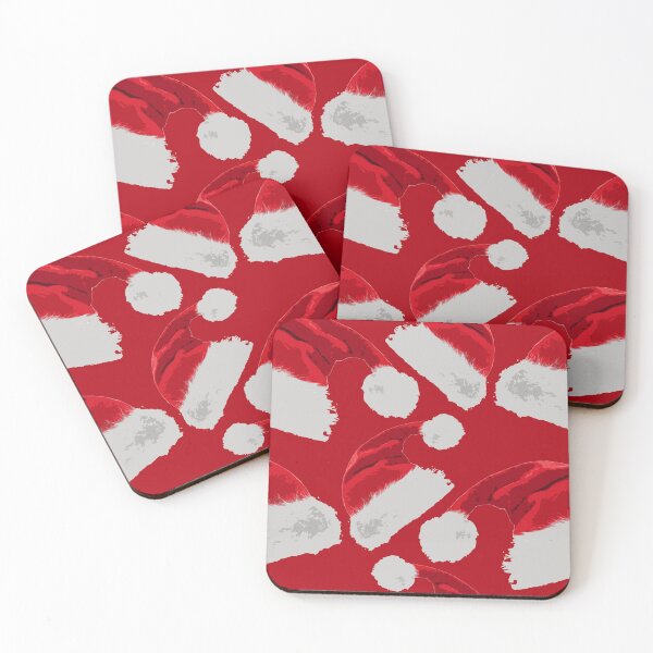 Item preview, Santa Hats Pattern in Red designed and sold by sarahrinouye.
