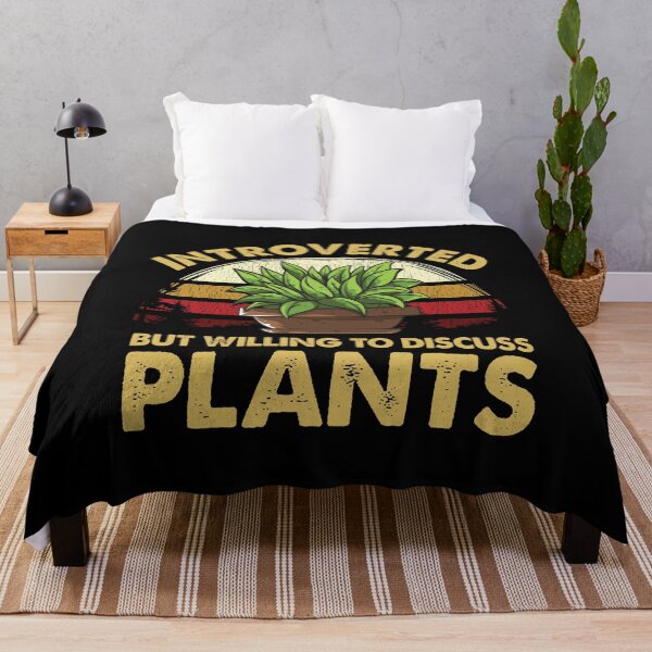 Item preview, Introverted But Willing To Discuss Plants designed and sold by designeclipse.