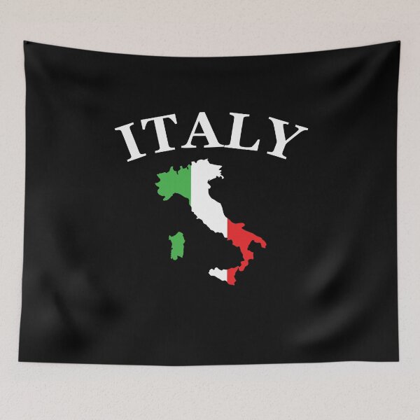 Item preview, Italy Flag Map designed and sold by designeclipse.