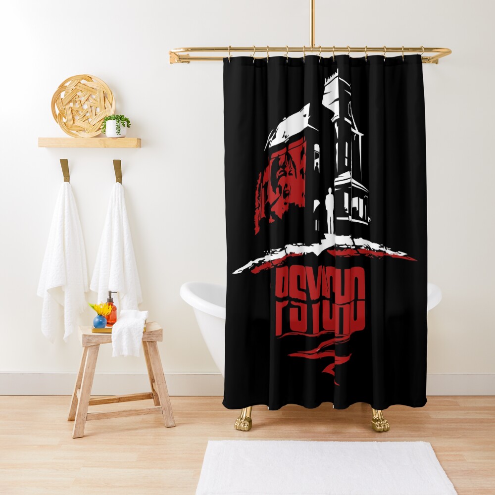 "Psycho Classic Movies (Series 1)" Shower Curtain by Cinefanart1