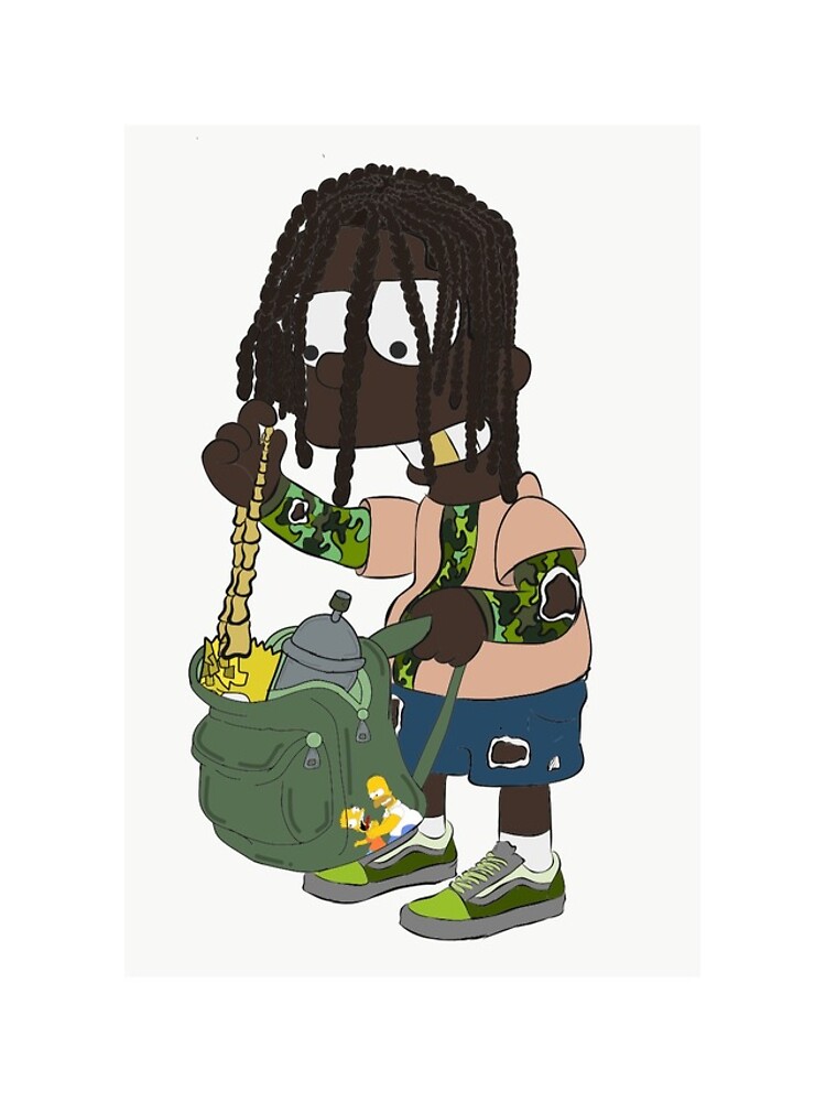 "Bart Chief Keef " iPhone Case & Cover by Cartoonink13 | Redbubble