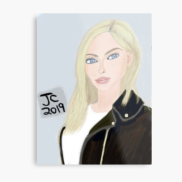 Girl Power Metal Print