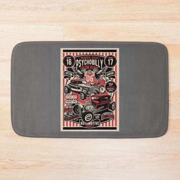 Aperçu de l'œuvre hot rod psychobilly vintage créée et vendue par Alli Well.