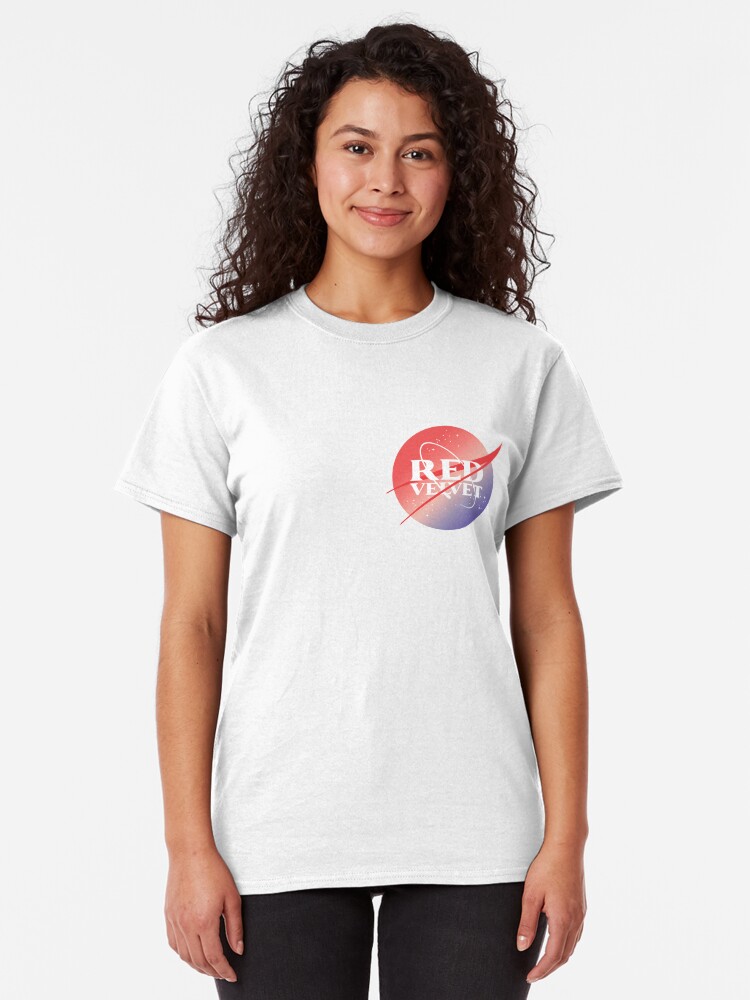 Vista alternativa de Camiseta clásica Red velvet nasa inspired logo