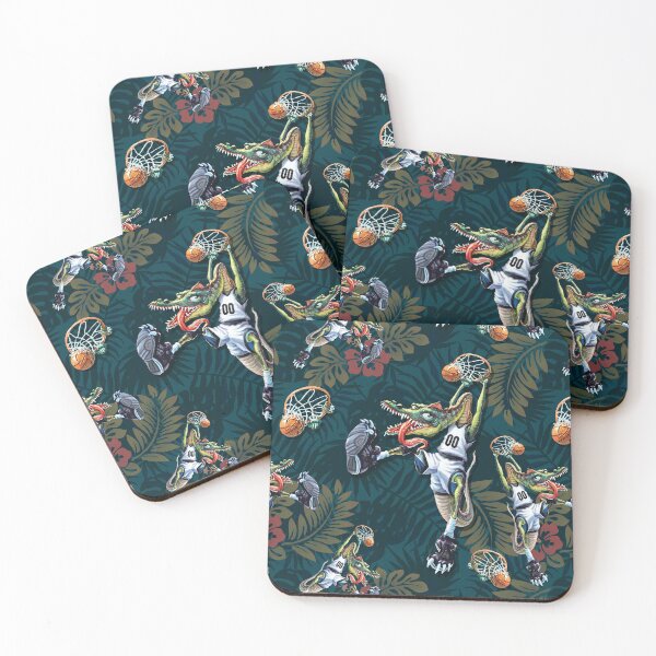 Item preview,  Dinosaur Basketball Hawaiian Floral Pattern DK designed and sold by MudgeStudios.