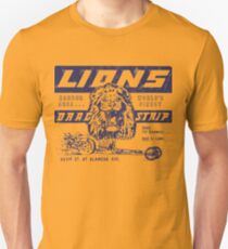 Once Upon A Time In Hollywood Brad Pitt / Cliff Booth Lions Drag Strip distressed Slim Fit T-Shirt
