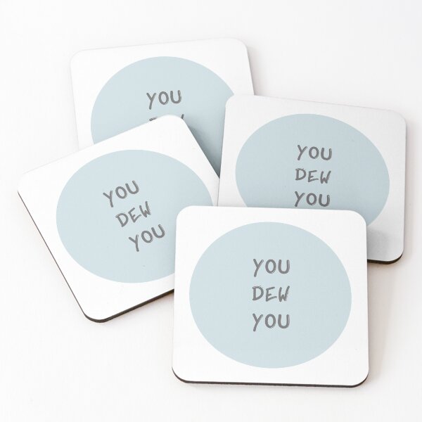 Item preview, You Dew You Pastel Blue Gray designed and sold by angelmalfoy.