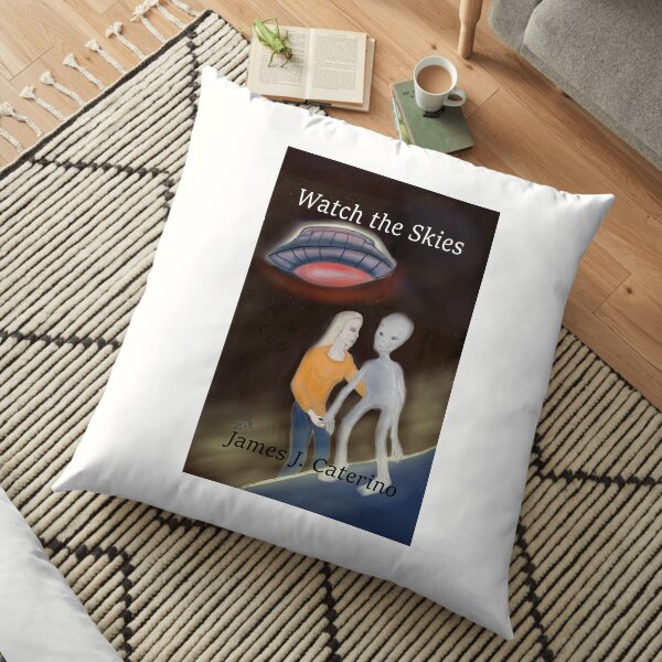 Watch the Skies Floor Pillow