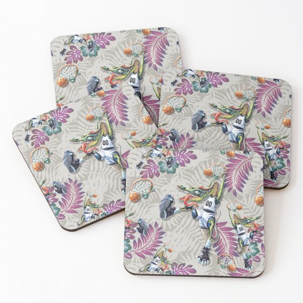 Item preview,  Dinosaur Basketball Hawaiian Floral Pattern LT designed and sold by MudgeStudios.