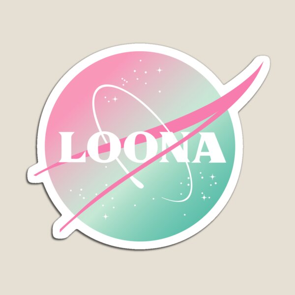 Loona nasa inspired logo Imán
