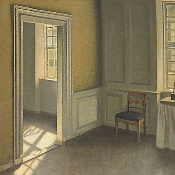 Imagen de la obra HD. Bedroom strandgade, by Vilhelm Hammershøi de LORD H.D.