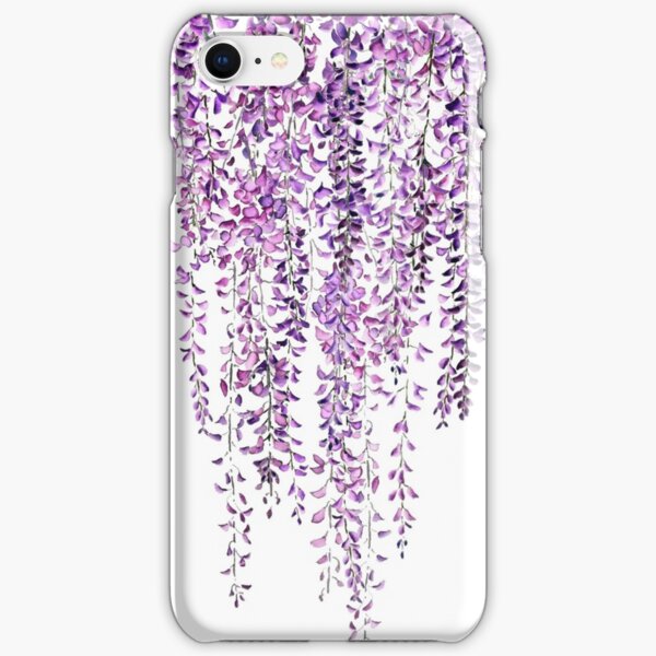 purple wisteria in bloom iPhone Snap Case