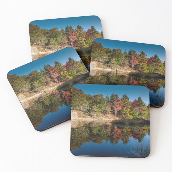 Item preview, Enchanting reflection of the Canadian forest painted in the fall colors - Kawartha Lakes designed and sold by VadimK.