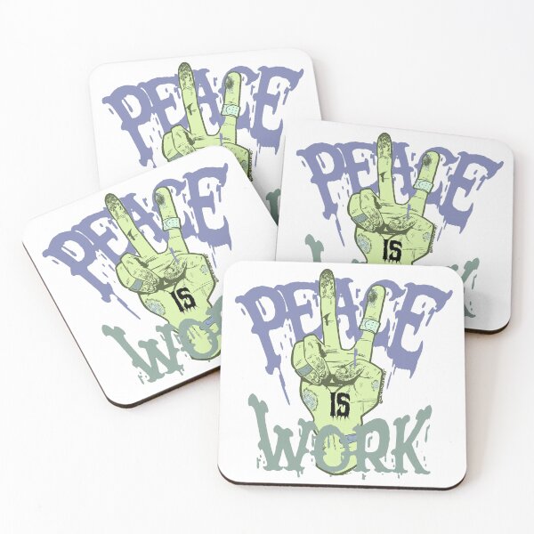 Item preview, Peace is Work designed and sold by coolmonkeyd.