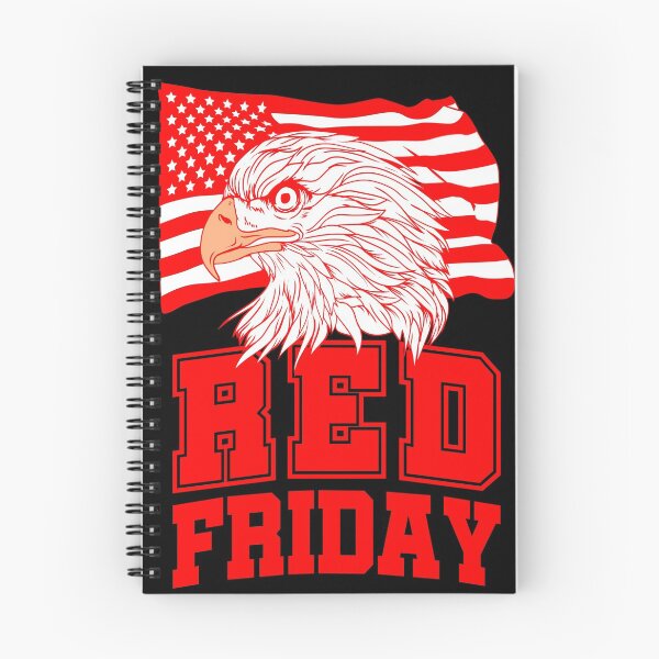 Item preview, Red Friday Eagle and American Flag Military  designed and sold by Midlife50.