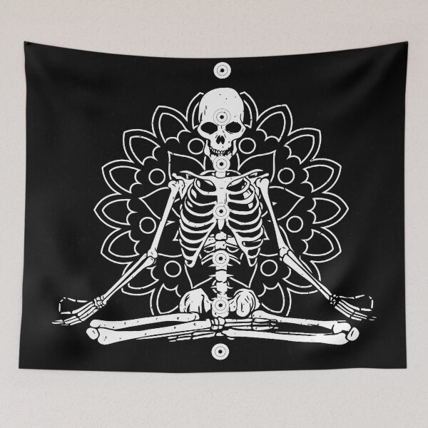 Item preview, Yoga Meditation Skeleton. designed and sold by emphatic.