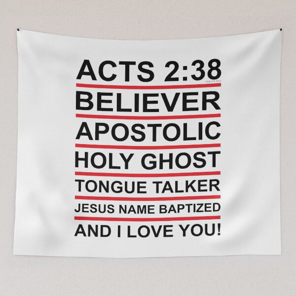 Item preview, Acts 2:38 Believer - Apostolic - Holy Ghost - Tongue Talker - Jesus Name Baptized - And I Love You! designed and sold by a238c.