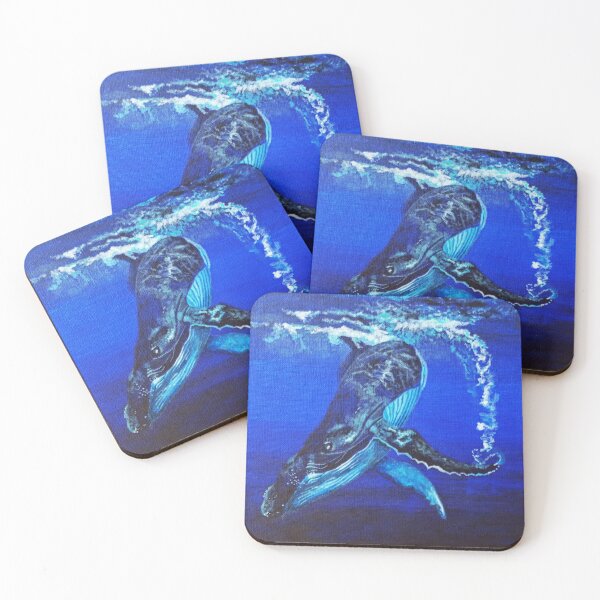 Item preview, Whale making a U-Turn designed and sold by WatersEdgeGal.
