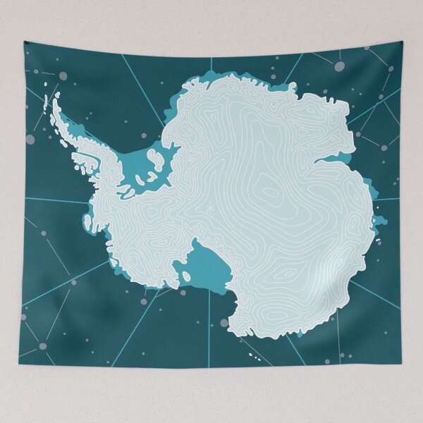 Item preview, Antarctica Mapping designed and sold by ay-o-kay.