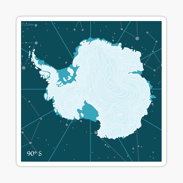 Item preview, Antarctica Mapping designed and sold by ay-o-kay.