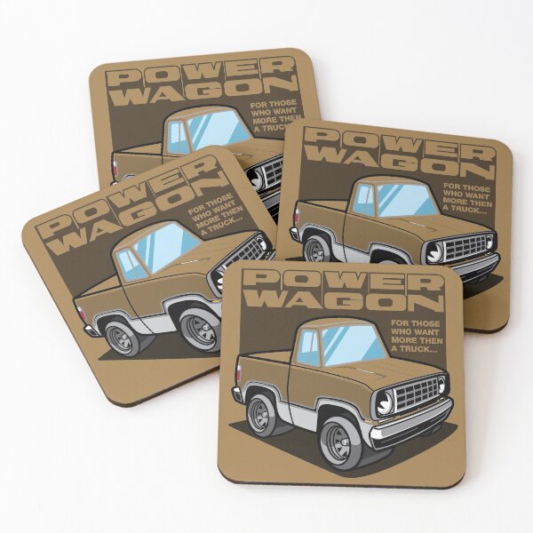 Item preview, Medium Gold - Power Wagon (White Base) designed and sold by Justin Ellis.